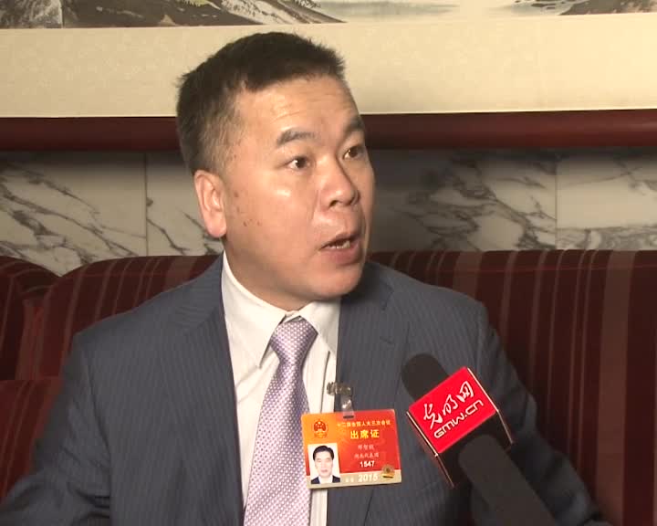 邓智毅代表：经济新常态下企业应更多立足实体
