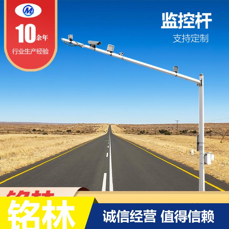  烤漆 高速公路道路设施 监控杆 经久耐用 居民小区 现货现发 铭林