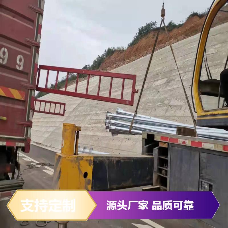  道路指示交通标志杆 不锈钢 圆柱形 焊接 多年行业经验 铭林