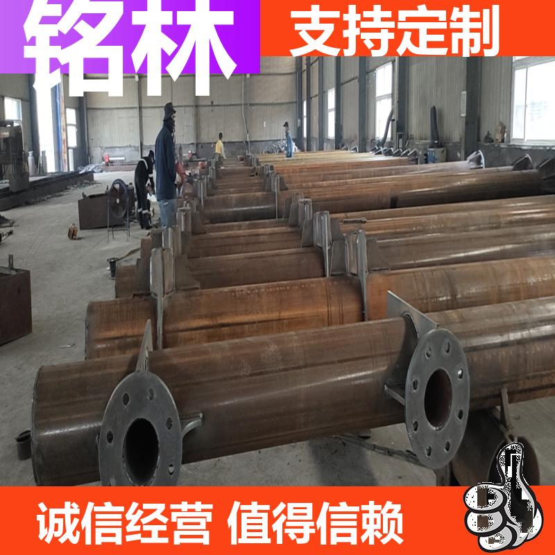 q235 圆柱形 乡村道路 单柱式交通标志杆 多年行业经验 铭林