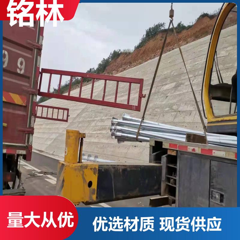 单悬臂 钢材 道路指示 双柱式交通标志杆 多年行业经验 铭林