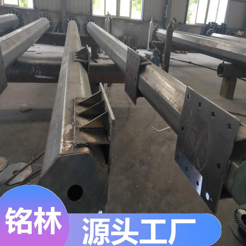  浸塑 单悬臂 乡村道路 双柱式交通标志杆 多年行业经验 铭林