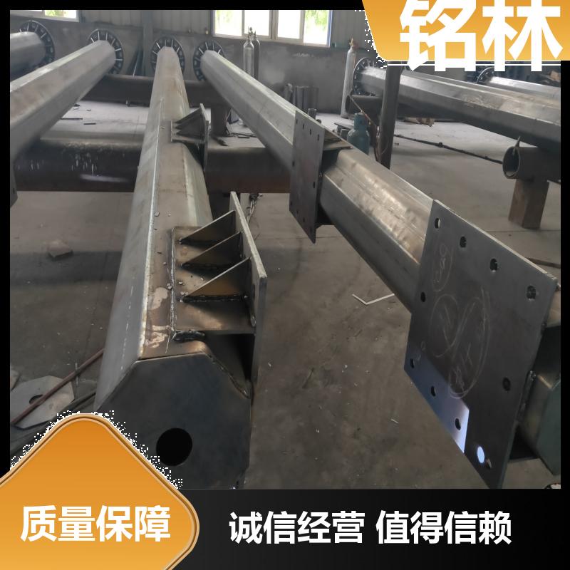 喷塑 道路指示 单柱式交通标志杆 单悬臂 多年行业经验 铭林