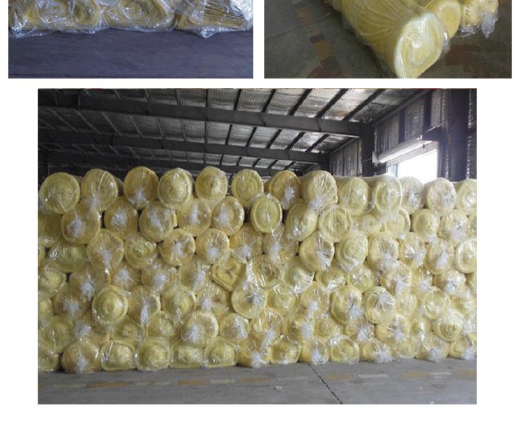 Smoke control air duct fireproof wrapping Glass wool thermal insulation cotton flame retardant aluminum foil Glass wool felt manufacturer Jinzhita