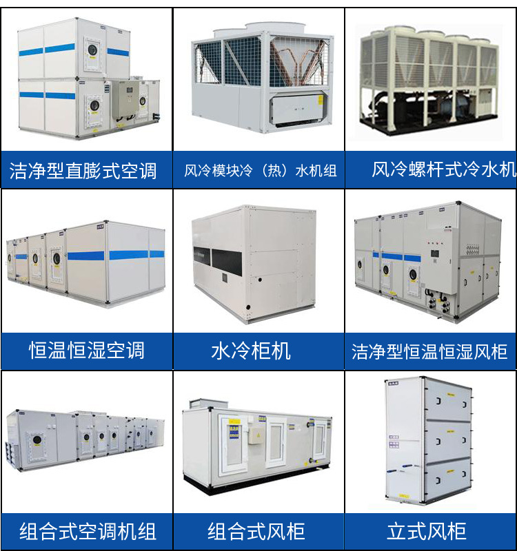 Koret air-cooled direct expansion combined air conditioning unit direct expansion purification air conditioning unit