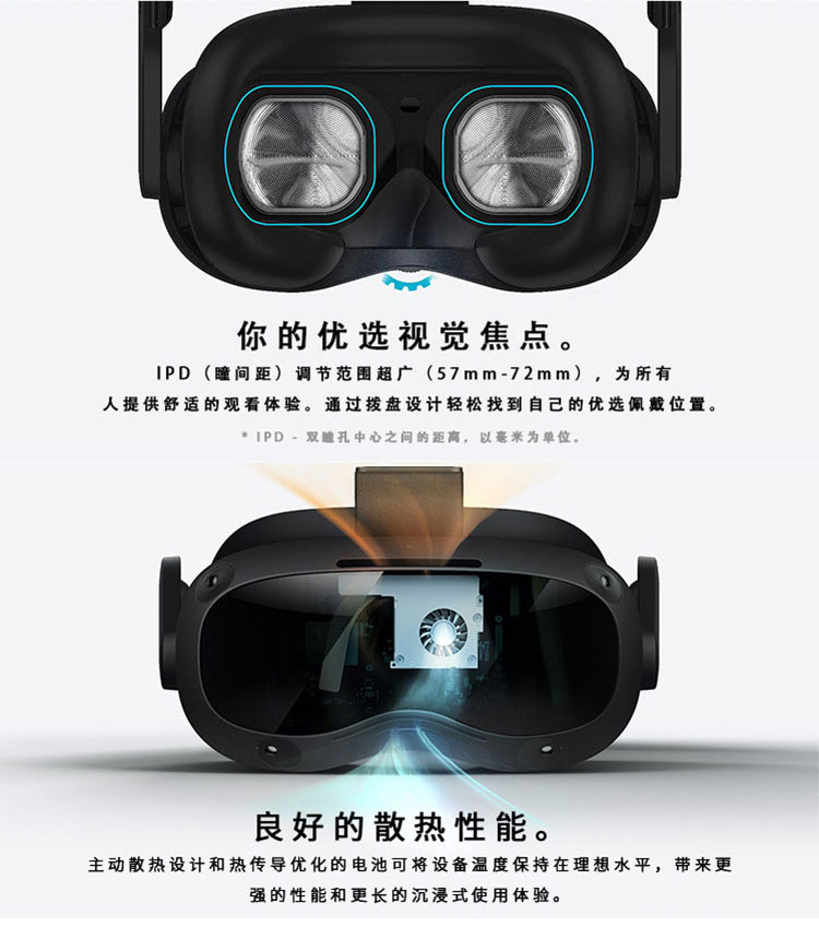 HTC VIVE Focus 3 VR Glasses All in One Machine 5K Resolution VR Body Gaming Machine WiFi-6 New Focus 3 All in One Machine