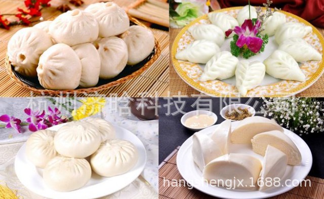 Hand shredded red bean brown sugar Mantou production line knife cutting Mantou machine steamed bun Mantou combination machine Steamed rolls production equipment