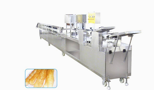 Deep-fried dough sticks machine, deep-fried dough sticks embryo forming machine, deep-fried dough sticks slitting machine, full-automatic deep-fried dough sticks production line