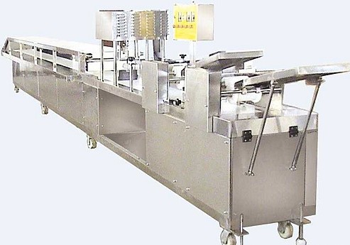 Deep-fried dough sticks machine, deep-fried dough sticks embryo forming machine, deep-fried dough sticks slitting machine, full-automatic deep-fried dough sticks production line