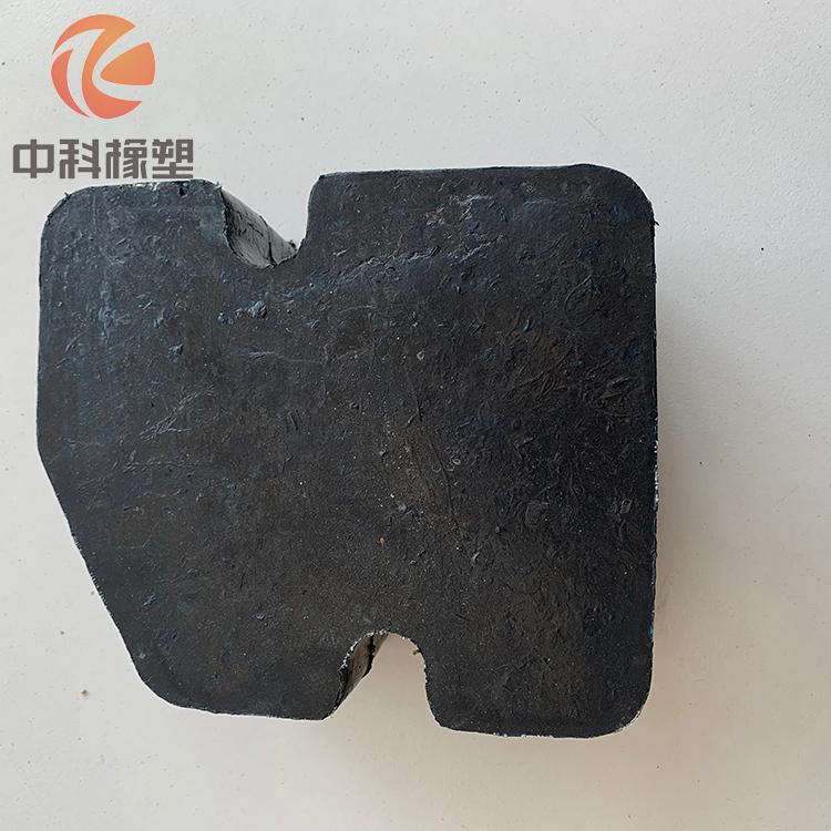 Zhongke Mining Car Accessories Rubber Buffer Block Mining 1 ton Rubber Block Black Fixed Mining Car Head