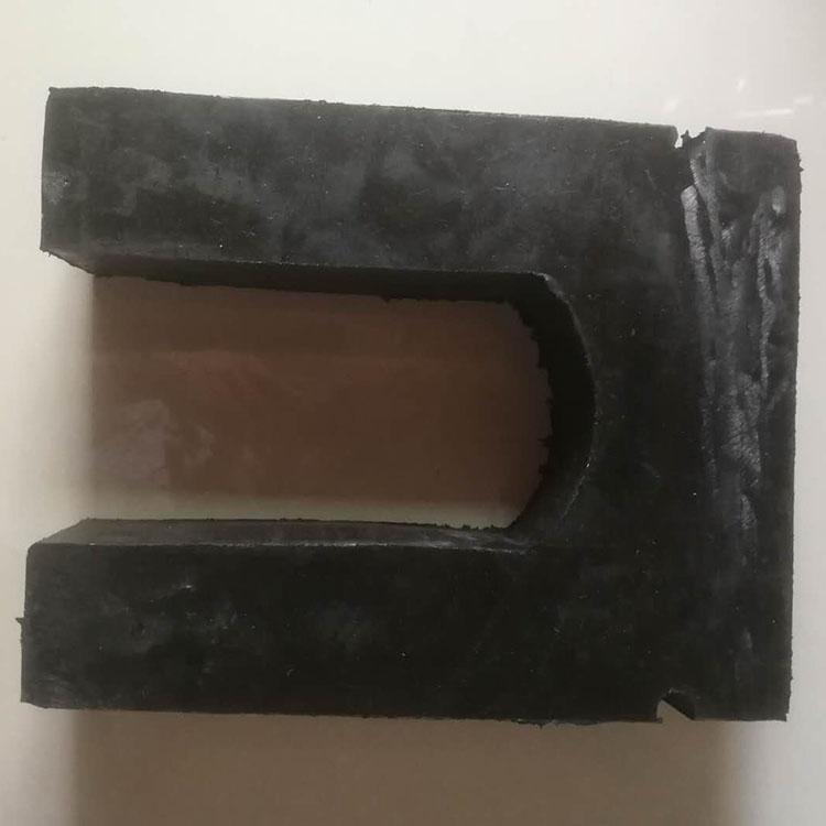 1 ton rubber anti-collision block for mining truck collision head, black anti-collision and crack resistant irregular parts, customized for mining rubber products according to drawings