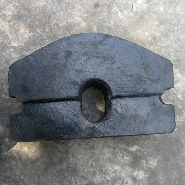 1 ton rubber anti-collision block for mining truck collision head, black anti-collision and crack resistant irregular parts, customized for mining rubber products according to drawings