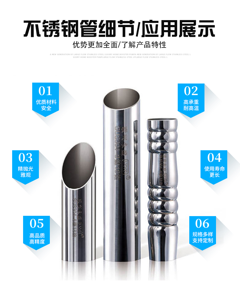 304 stainless steel circular welded pipe 30 * 0.7mm stainless steel pipe picture by Bluesmith