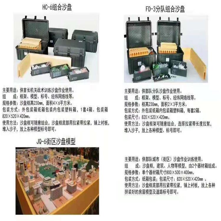 天恒博达HC-6组合沙盘 教学演示沙盘框 TH08训练器材模型