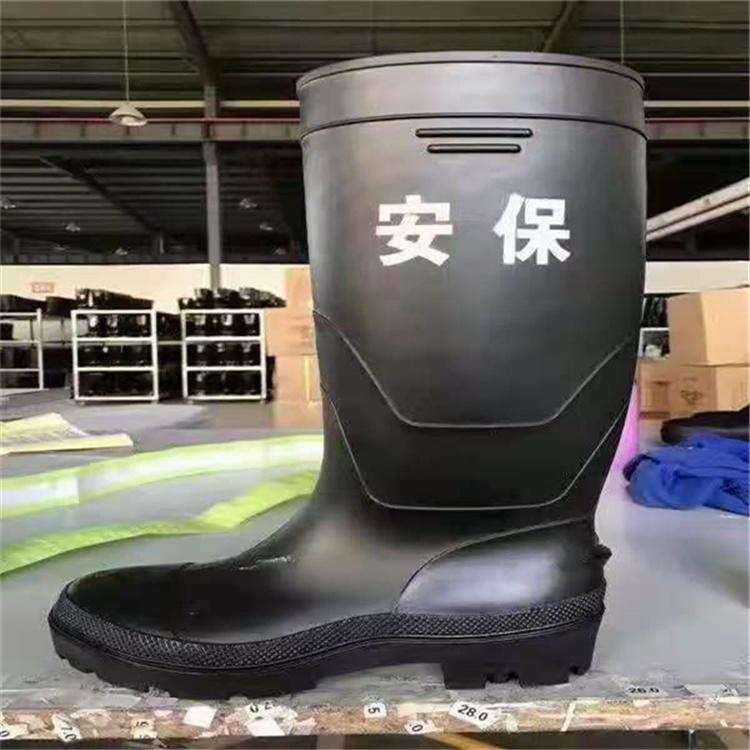 天恒博达耐酸碱防砸雨鞋 男士中高筒雨鞋 雨靴胶鞋
