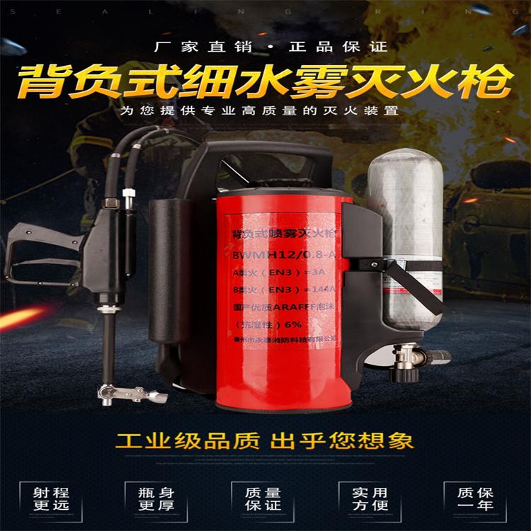 天恒博达背负式高压细水雾灭火器装置移动式喷雾水枪脉冲森林消防灭火机