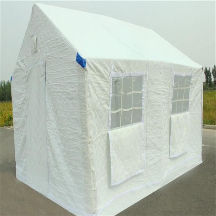 天恒博达三层蓝色加棉帐篷 12㎡蓝色救灾棉帐篷 加厚施工救灾帐篷