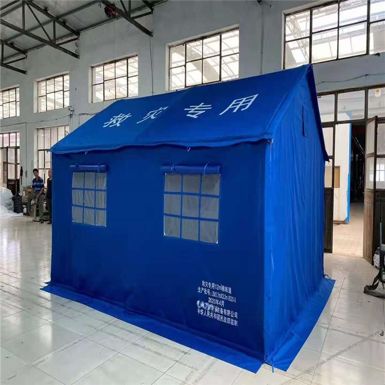 天恒博达户外标准救灾帐篷 12㎡救灾帐篷 施工应急帐篷
