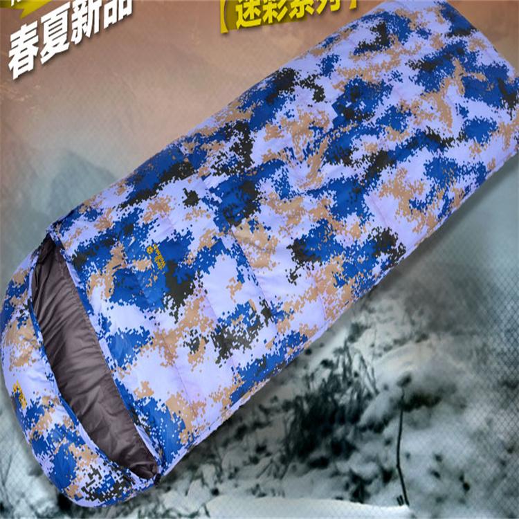 天恒博达信封式棉睡袋 防水拉练棉睡袋