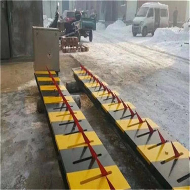 天恒博达不锈钢阻车路障 遥控手动一体阻车路障 遥控路障