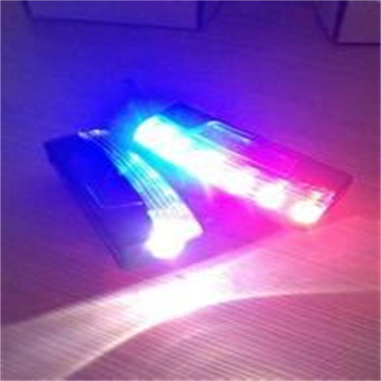 天恒博达巡逻安全警示肩灯 充电红蓝肩灯 LED警示肩灯