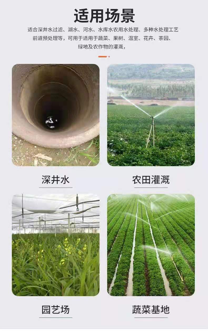 Filter Centrifuge Sand and Stone Automatic Backwash Filter System High Standard Farmland Construction Guotai Haode