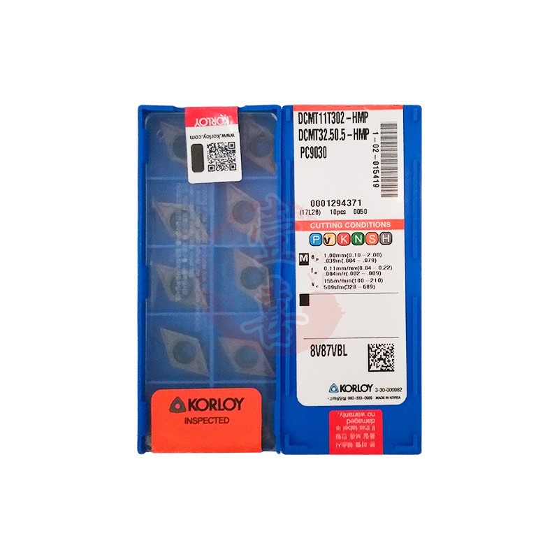 正品韩国克洛伊数控刀片DCMT11T302-HMP NC3020/PC9030