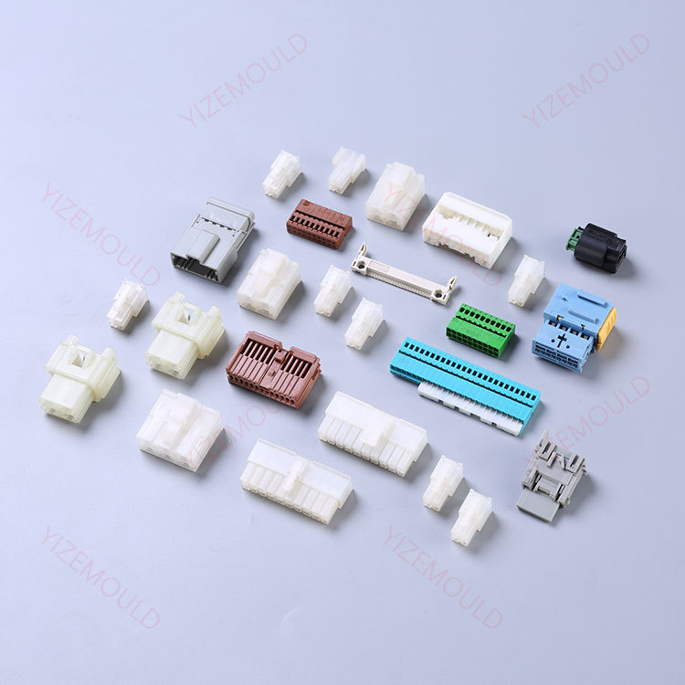 PA66 PBT+GF LCP plastic mold fpc connector pcb circuit board connector Injection mold construction Yize