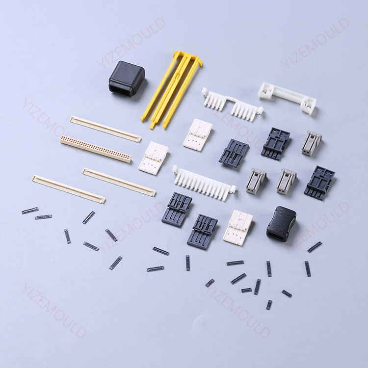 PA66 PBT+GF LCP plastic mold fpc connector pcb circuit board connector Injection mold construction Yize