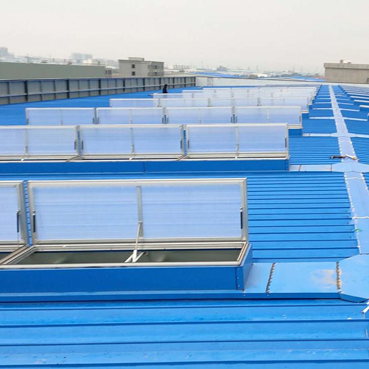 Thin opening and closing smoke exhaust ventilation skylight, fire smoke exhaust window can be electric or manual