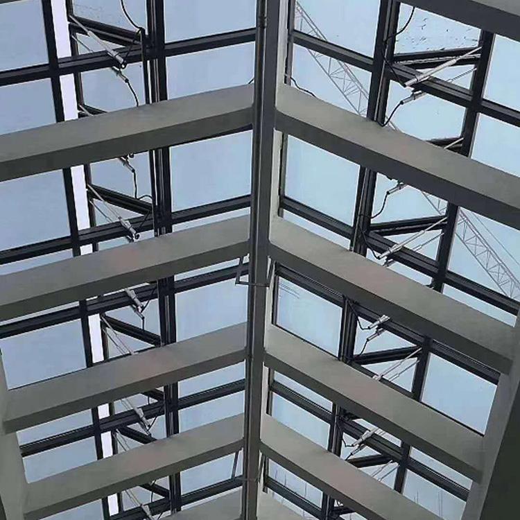 Thin opening and closing smoke exhaust ventilation skylight, fire smoke exhaust window can be electric or manual