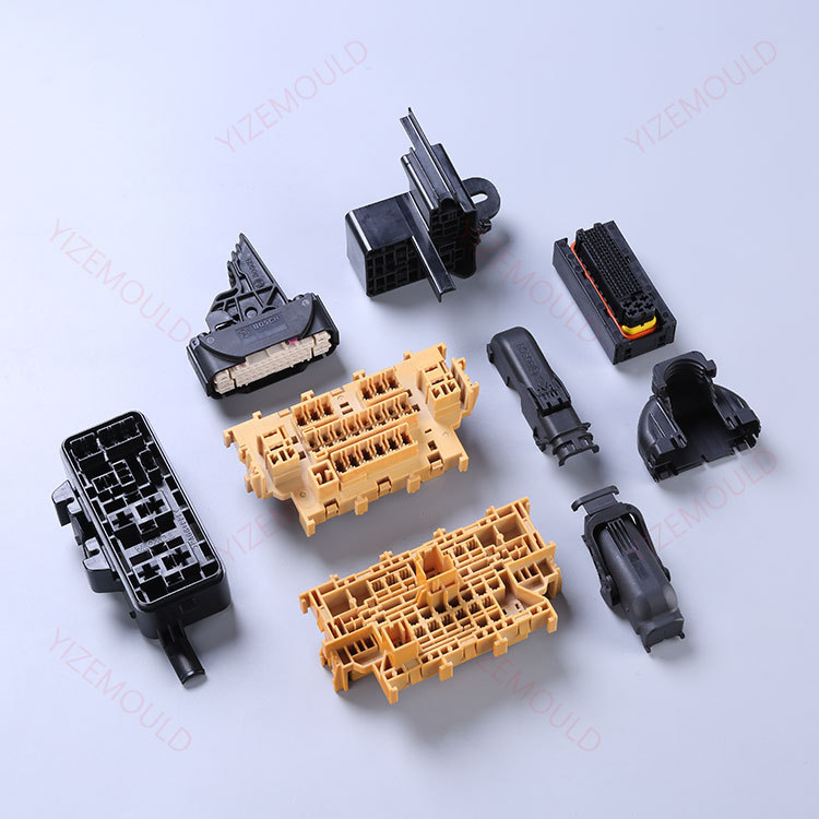 PA66 PBT+GF LCP plastic mold fpc connector pcb circuit board connector Injection mold construction Yize