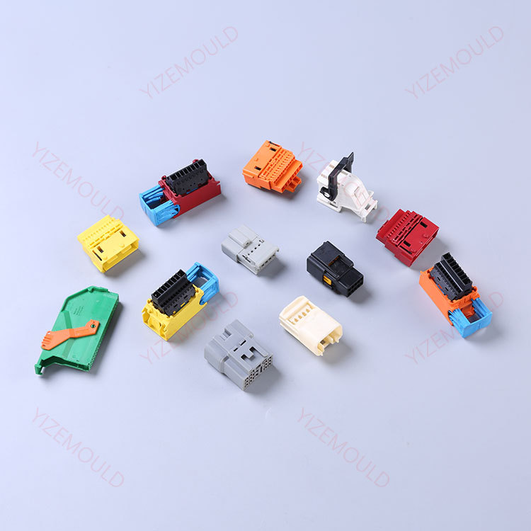 PA66 PBT+GF LCP plastic mold fpc connector pcb circuit board connector Injection mold construction Yize