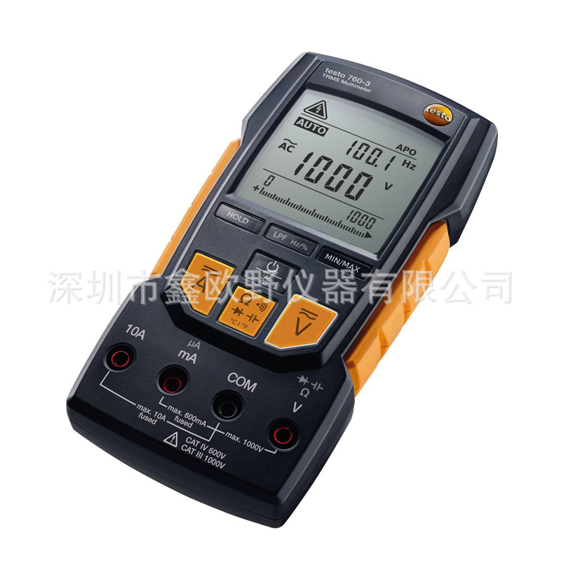 德图testo760型号3 数显检测万用表