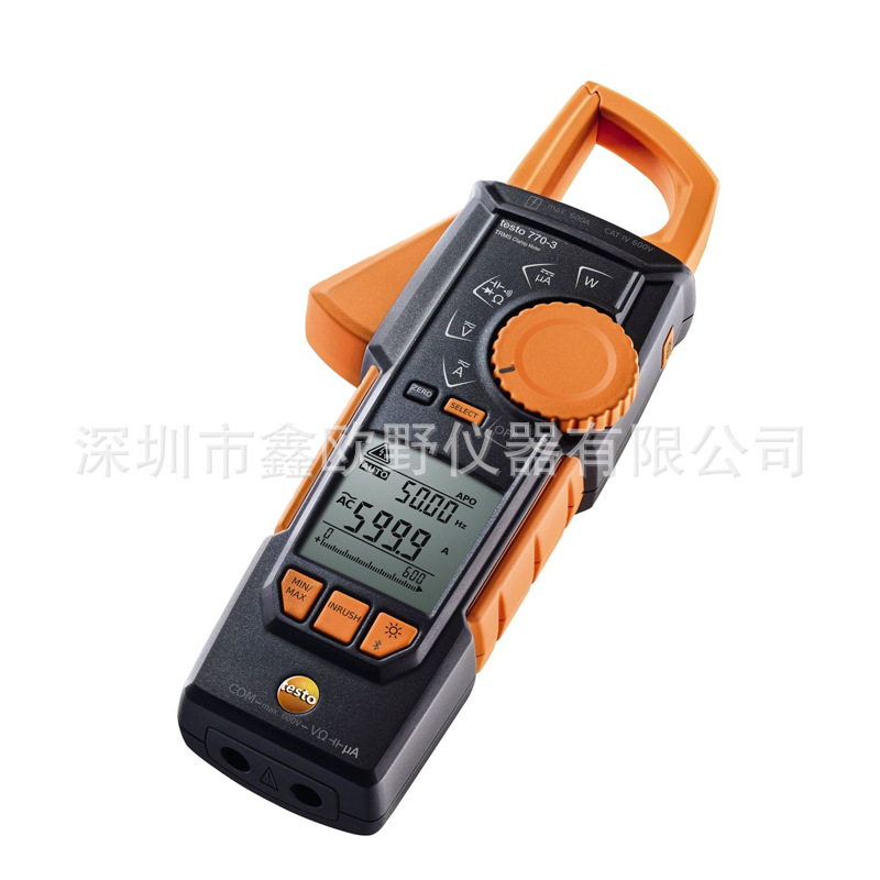 德图 testo 770 3 真有效值交直流钳形表 万用检测