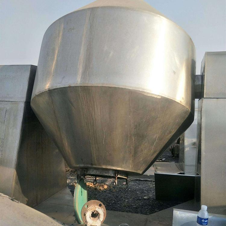 Used double cone dryer Vacuum double cone rotary vertical drying equipment Conductive heating continuous operation