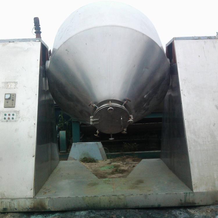 Used double cone dryer Vacuum double cone rotary vertical drying equipment Conductive heating continuous operation