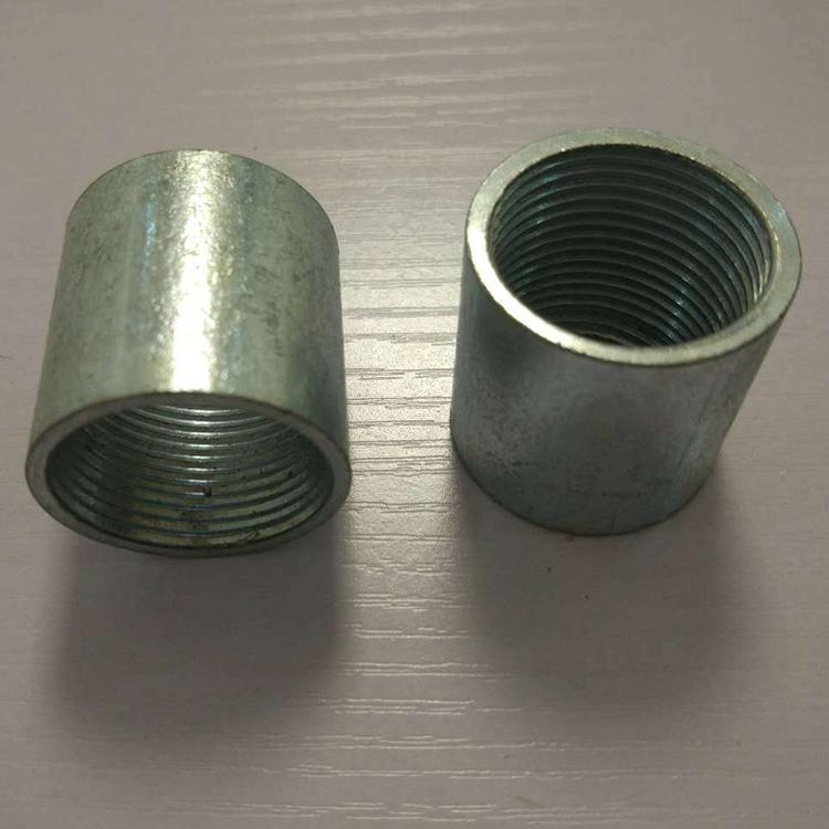 天成 加厚A3碳钢内丝钢束接 焊接管箍 4分6分1寸熟铁直通 可定制 产品关键词:4分焊接管箍;碳钢焊接管箍