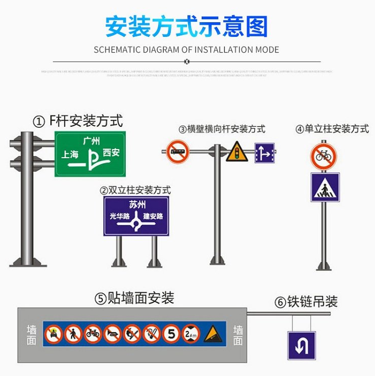 Road traffic reflective signs, road guidance signs, road traffic signs, warning signs manufacturer