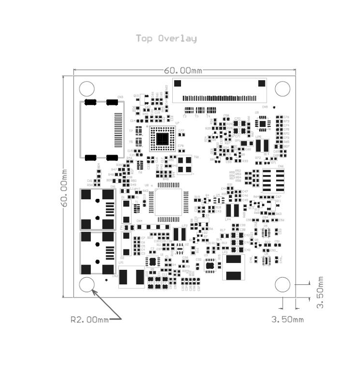 HDMI to MIPI adapter board with 5-inch 720 * 1280 tft LCD display screen template LCD driver board