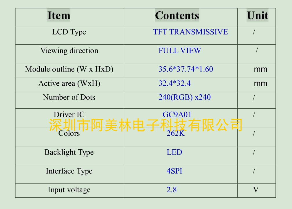 1.3 inch IPS LCD screen 240X240 resolution 15PIN SPI interface with capacitive TP touch