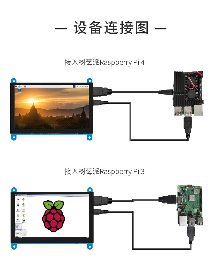 5-inch HDMI portable display LCD high-definition color LCD display module with capacitive touch screen for industrial use