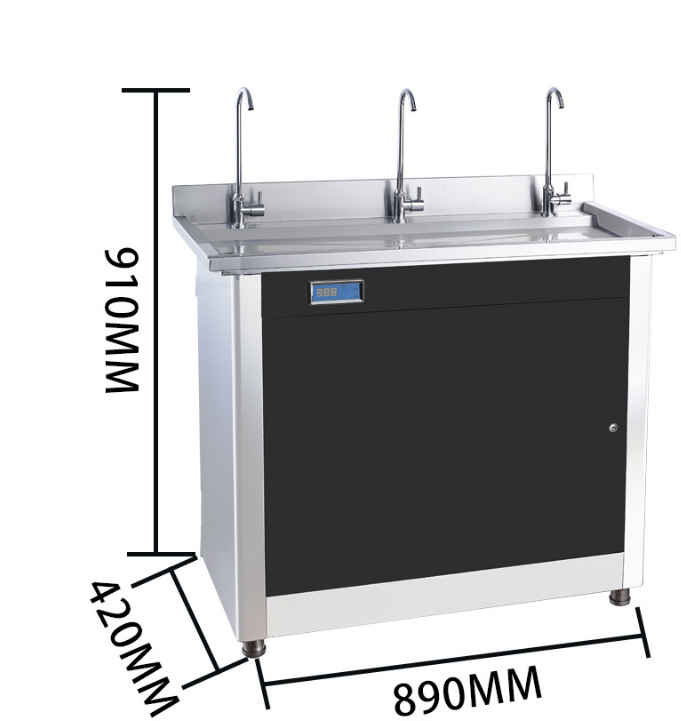 1. On door installation of green hook type straight Water dispenser, water table, pure water dispenser for school and factory drinking system