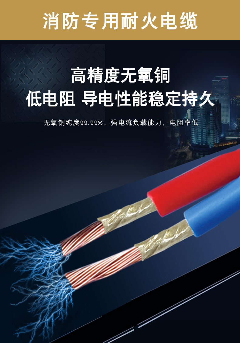 Lilutong NH-RVS fire-resistant twisted pair 2-core 1.5 2.5mm2 national standard copper core cable