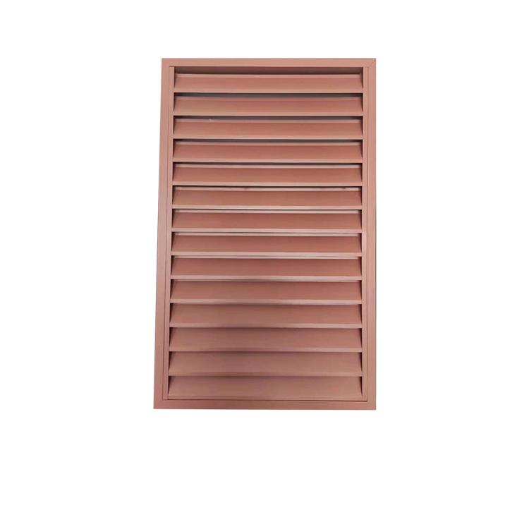 Aluminum alloy louvers, manual, electric, adjustable ventilation louvers, exterior wall decoration, air conditioning outer hood