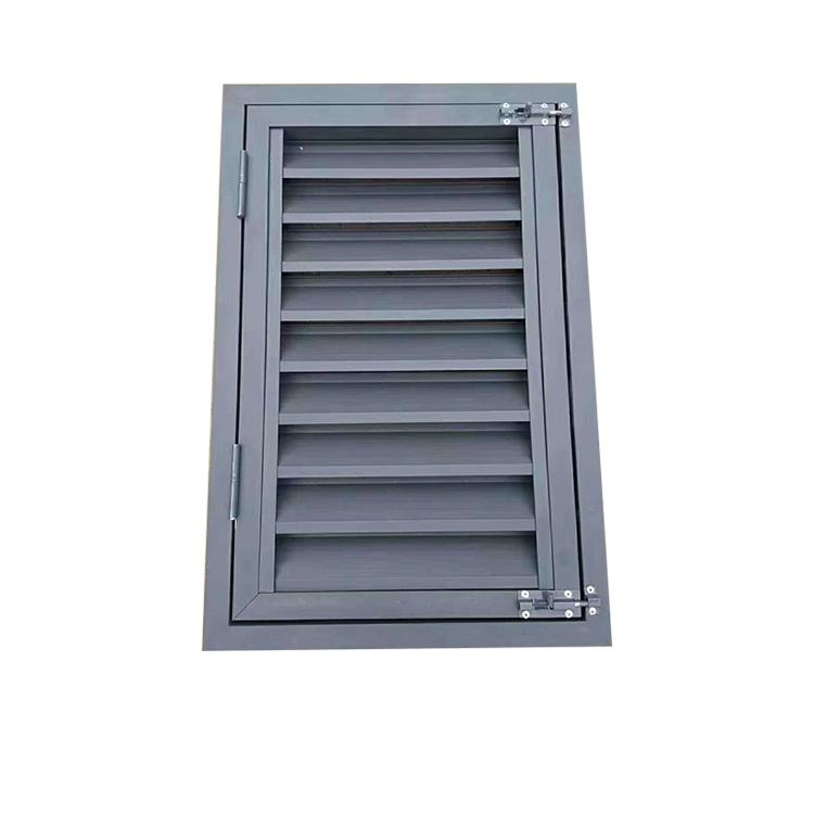 Aluminum alloy louvers, manual, electric, adjustable ventilation louvers, exterior wall decoration, air conditioning outer hood