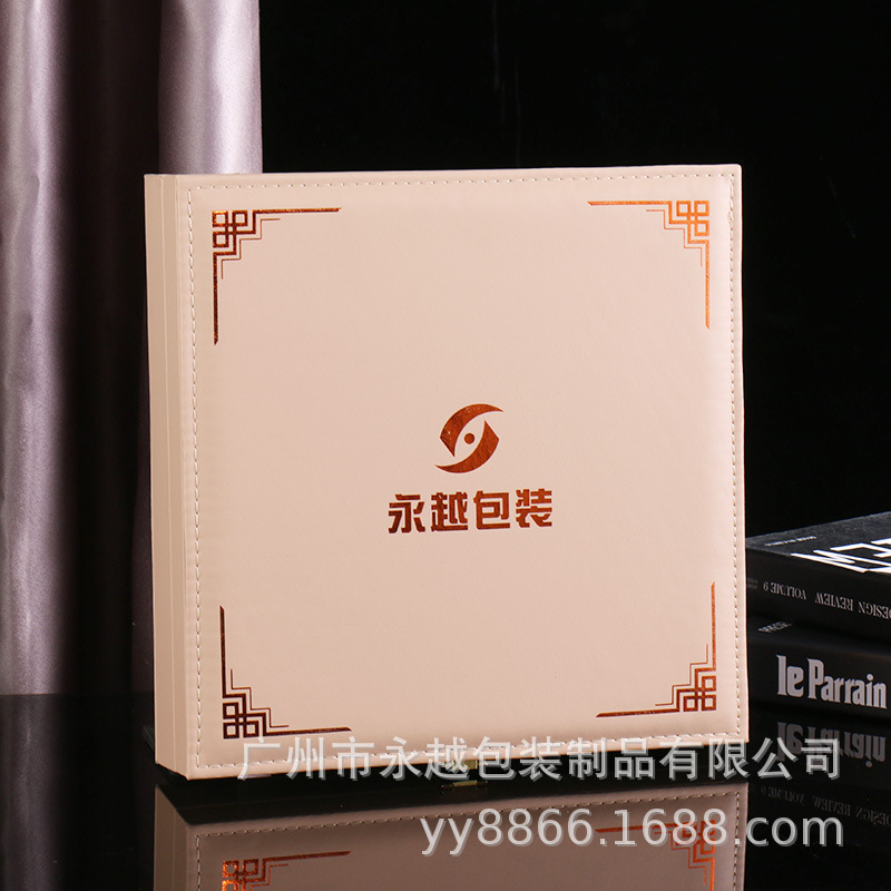 Yongyue packaging freeze-dried powder PU cosmetics Ophiocordyceps sinensis packaging box essential oil leather box customization