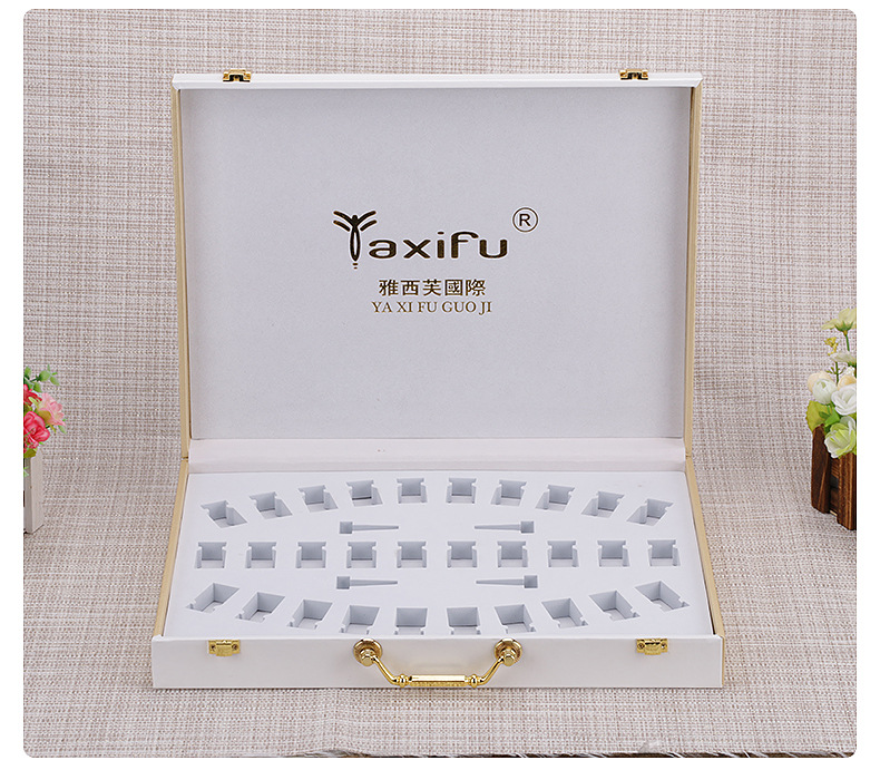 Yongyue Packaging Spot Essential Oil Box High grade Health Products Beauty Set Leather Box PU Cosmetics Gift Packaging Box