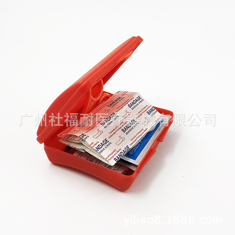 Manufacturer's direct supply of customizable PP plastic boxes for first aid accessories, portable emergency boxes, first aid box accessories