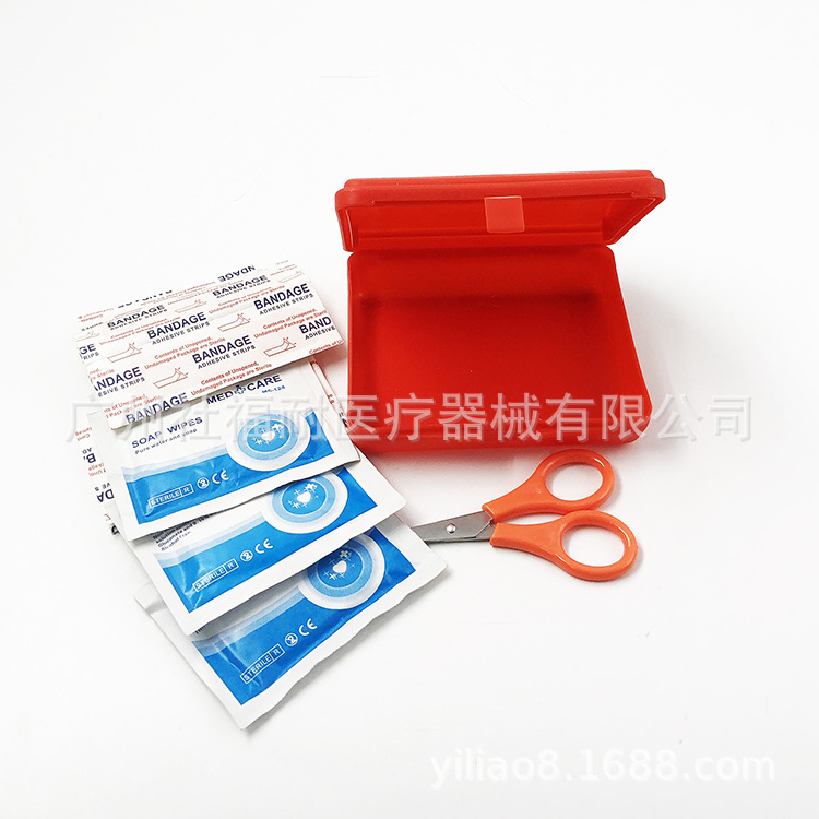 Manufacturer's direct supply of customizable PP plastic boxes for first aid accessories, portable emergency boxes, first aid box accessories